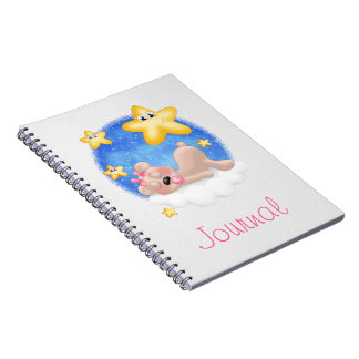 Creamy Girl Cub Journal Notebook