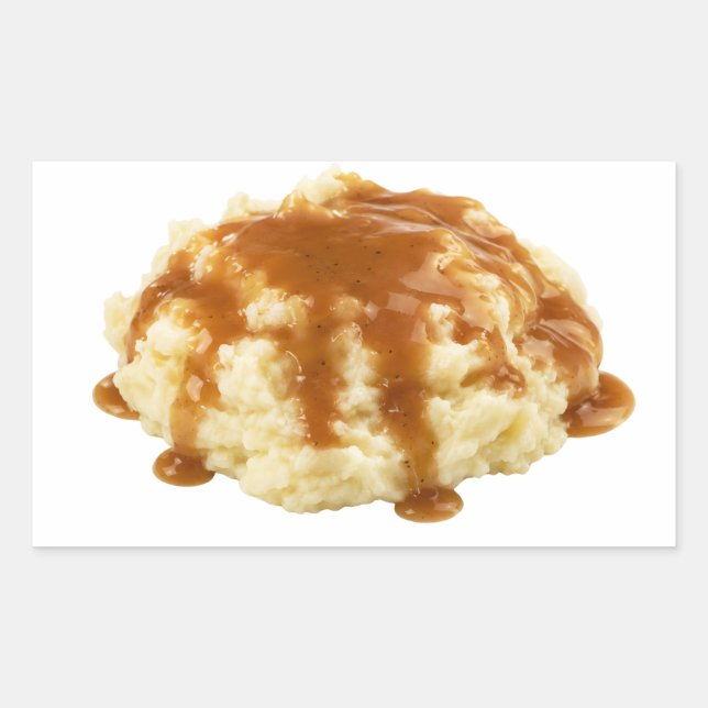 Creamy Mashed Potatoes With Gravy Sticker (Front)