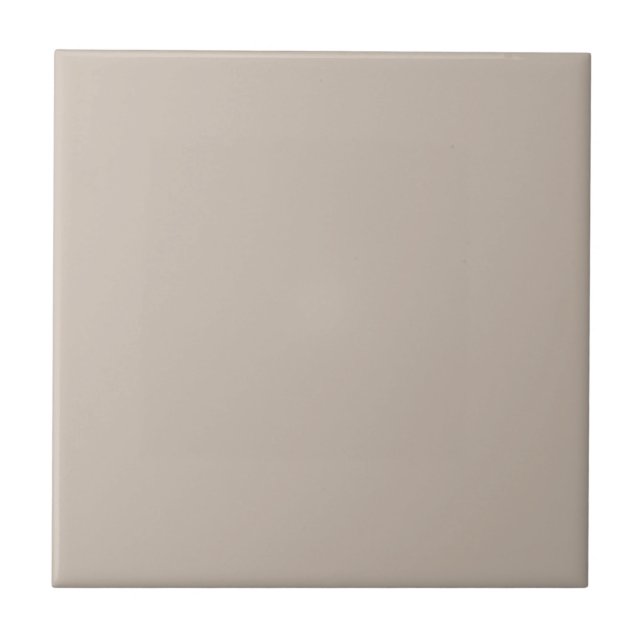 Creamy Mushroom Solid Colour Tile (Front)