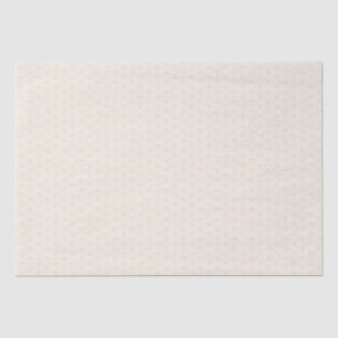 Creamy Peach Hexagon Pattern Tissue Paper
