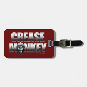 Crease Monkey (Hockey Goalie) Luggage Tag