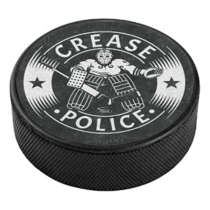 Crease Police Hockey Goalie Netminder Puck