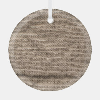 Creased brown, abstract textured background. glass ornament