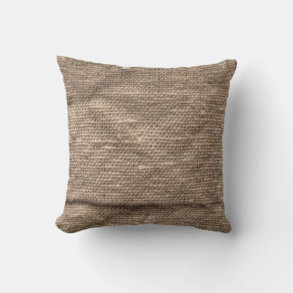 Creased brown, abstract textured background. throw pillow