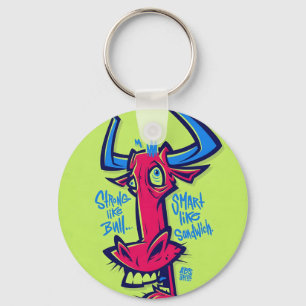 Creasy Bull. Keychain