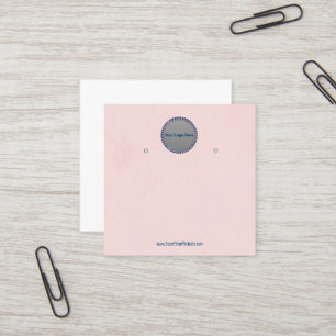Creat Your Custom Logo Earring Display Card 