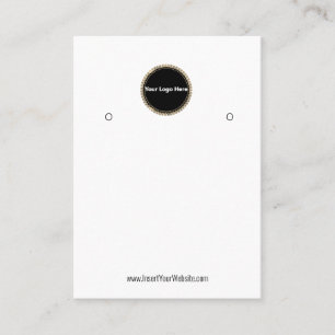 Creat Your Custom Logo Earring Display Card