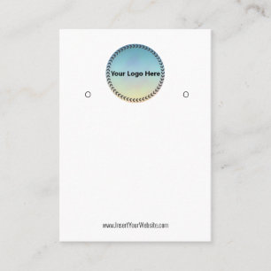 Creat Your Custom Logo Earring Display Card 
