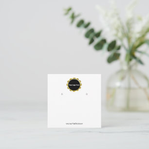 Creat Your Custom Logo Earring Display Card 