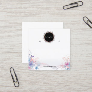 Creat Your Custom Logo Earring Display Card 