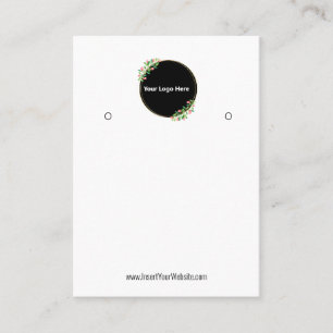 Creat Your Custom Logo Earring Display Card