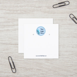 Creat Your Custom Logo Earring Display Card