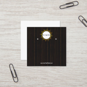 Creat Your Custom Logo Earring Display Card