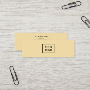 Creat Your Custom Logo Earring Mini Business Card