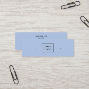 Creat Your Custom Logo Earring Mini Business Card