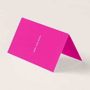 Creat Your Own Megenta Invitation Postcard