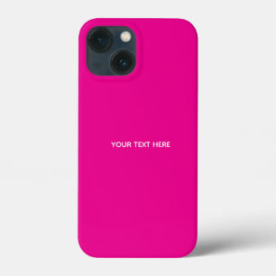 Creat Your Own Megenta Invitation Postcard iPhone 13 Mini Case