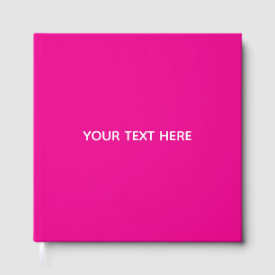 Creat Your Own Megenta Invitation Postcard Guest Book