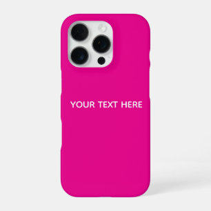 Creat Your Own Megenta Invitation Postcard iPhone 16 Pro Case