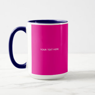 Creat Your Own Megenta Invitation Postcard Mug