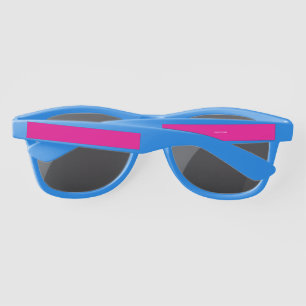 Creat Your Own Megenta Invitation Postcard Sunglasses