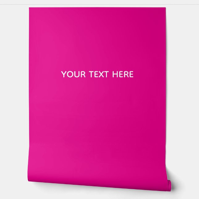 Creat Your Own Megenta Invitation Postcard Wallpaper (Unrolling)