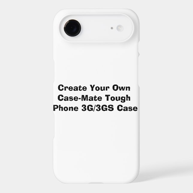 Create A Case-Mate Tough™ iPhone 3G Case (Back)