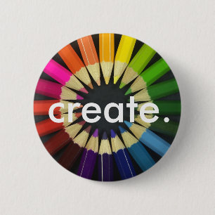 Create a Colourful Life 2 Inch Round Button