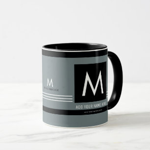 create a cool & modern monogram mug
