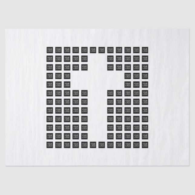 Create a Cross Pattern with any Logo or Image Tissue Paper (Front)