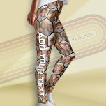Create a Custom 7 Photo Collage Honeycomb Hexagon Leggings<br><div class="desc">Add Text to this funky geometric honeycomb pattern with a place for up to 7 pictures. for best results,  crop your photos before uploading. Use your favourite photo or pictures to make a fun keepsake to share with friends.</div>