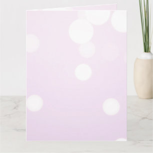 Create a Custom Frosty Pink Bokeh Card