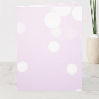 Create a Custom Frosty Pink Bokeh Card