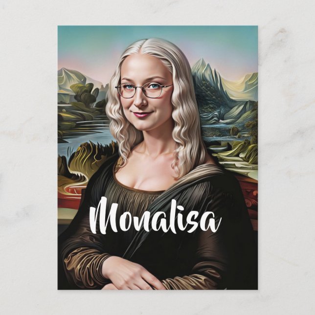 Create A Custom Funny Face  Postcard (Front)