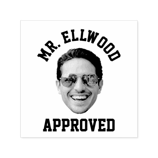 Create A Custom Funny Face Teacher Approval Self-inking Stamp (Design)