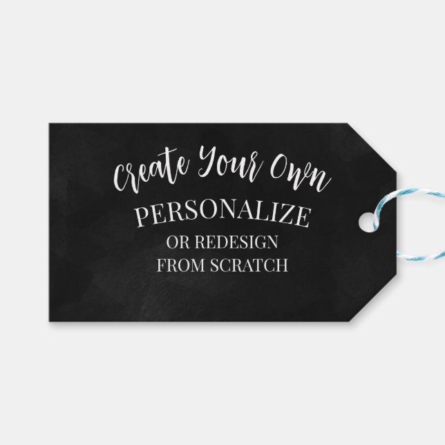 Create a Custom Gift Tags (Front (Horizontal))