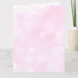 Create a Custom Pastel Pink Bokeh Card