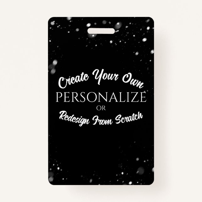 Create a Custom Personalized Badge (Front)