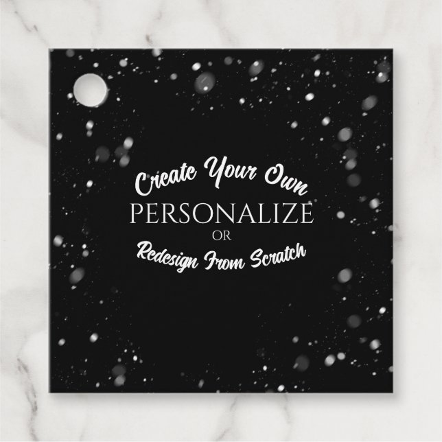 Create a Custom Personalized Favour Tags (Front)