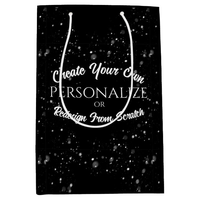 Create a Custom Personalized Medium Gift Bag (Front)