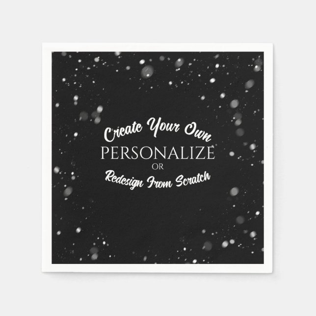 Create a Custom Personalized Napkin (Front)