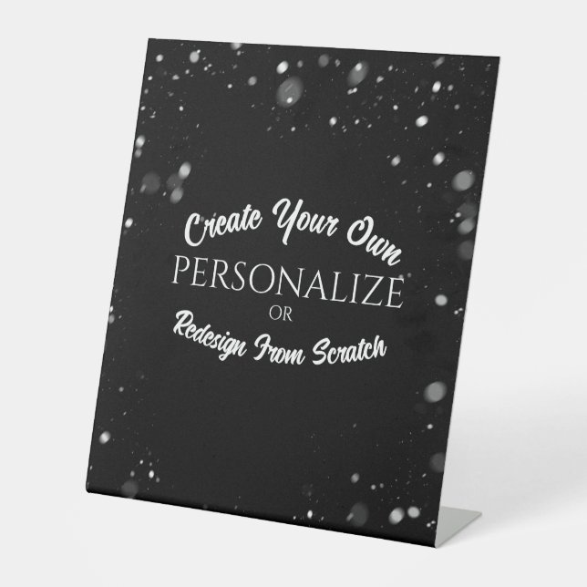 Create a Custom Personalized Pedestal Sign (Front)