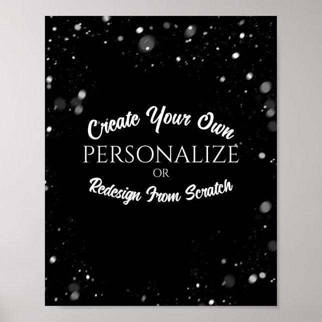 Create a Custom Personalized Poster (Front)