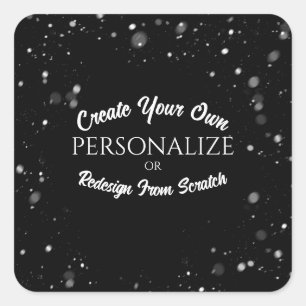 Create a Custom Personalized Square Sticker