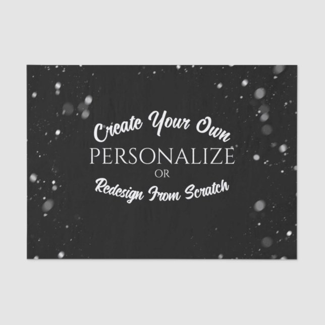 Create a Custom Personalized Tissue Paper (Front)