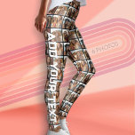 Create a Custom Photo Collage - 6 Photos - Text Leggings<br><div class="desc">Upload 6 fun photos and then add text to make a personalized item to wear! Use your favourite photo or pictures to make a fun keepsake to share with friends.</div>