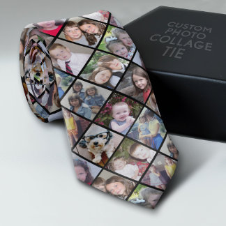 Create a Custom Photo Collage with 12 Photos Tie