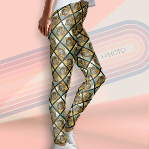 Create a Custom Photo Collage with 1 Photo Leggings
