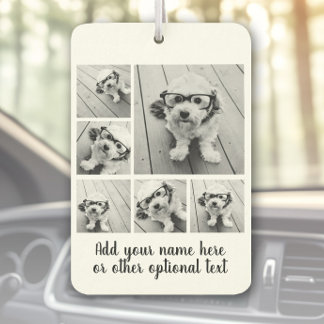 Create a Custom Photo Collage with 6 Photos Air Freshener