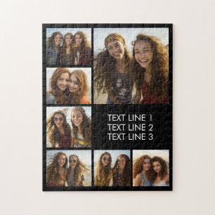 Create a Custom Photo Collage with 7 Photos Jigsaw Puzzle